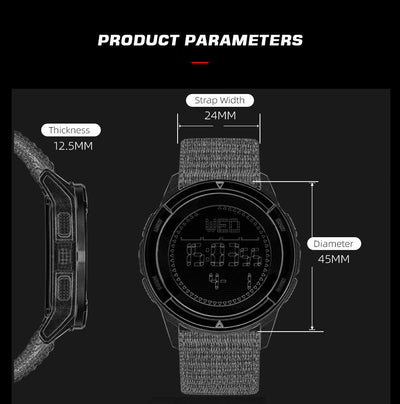 Simple Compass Pedometer Outdoor Smart Watch