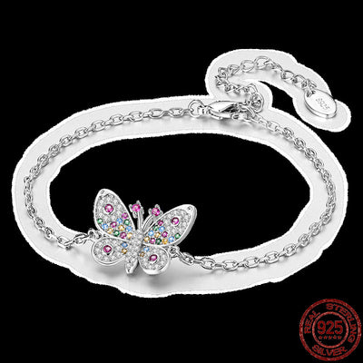 Original 925 Sterling Silver Infinity Hand Of Fatima Bracele
