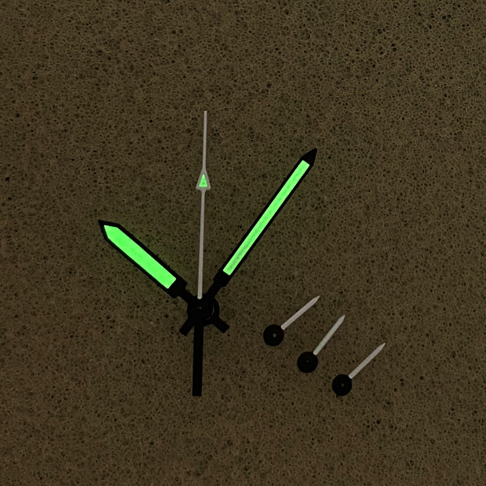 VK63 Black White Green Luminous Watch Pointer Accessories