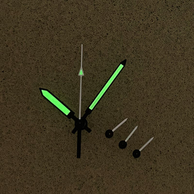 VK63 Black White Green Luminous Watch Pointer Accessories