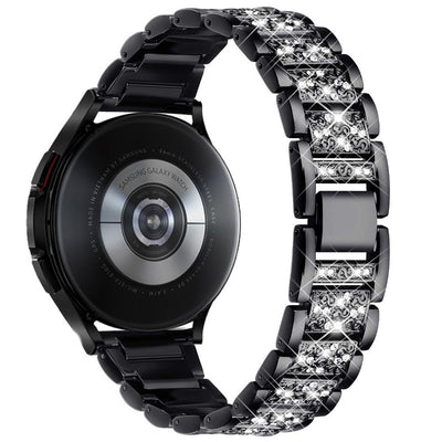 Watch Three Beads Solid Diamond Chain Strap Wristband