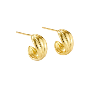 Korean Style Niche Design Earrings C- Ring Irregular