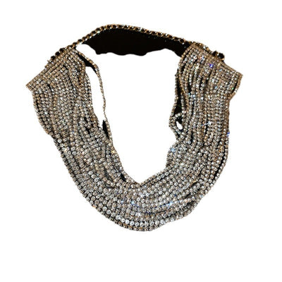 Women's All-match Exaggerated Diamond Multi-layer Necklace