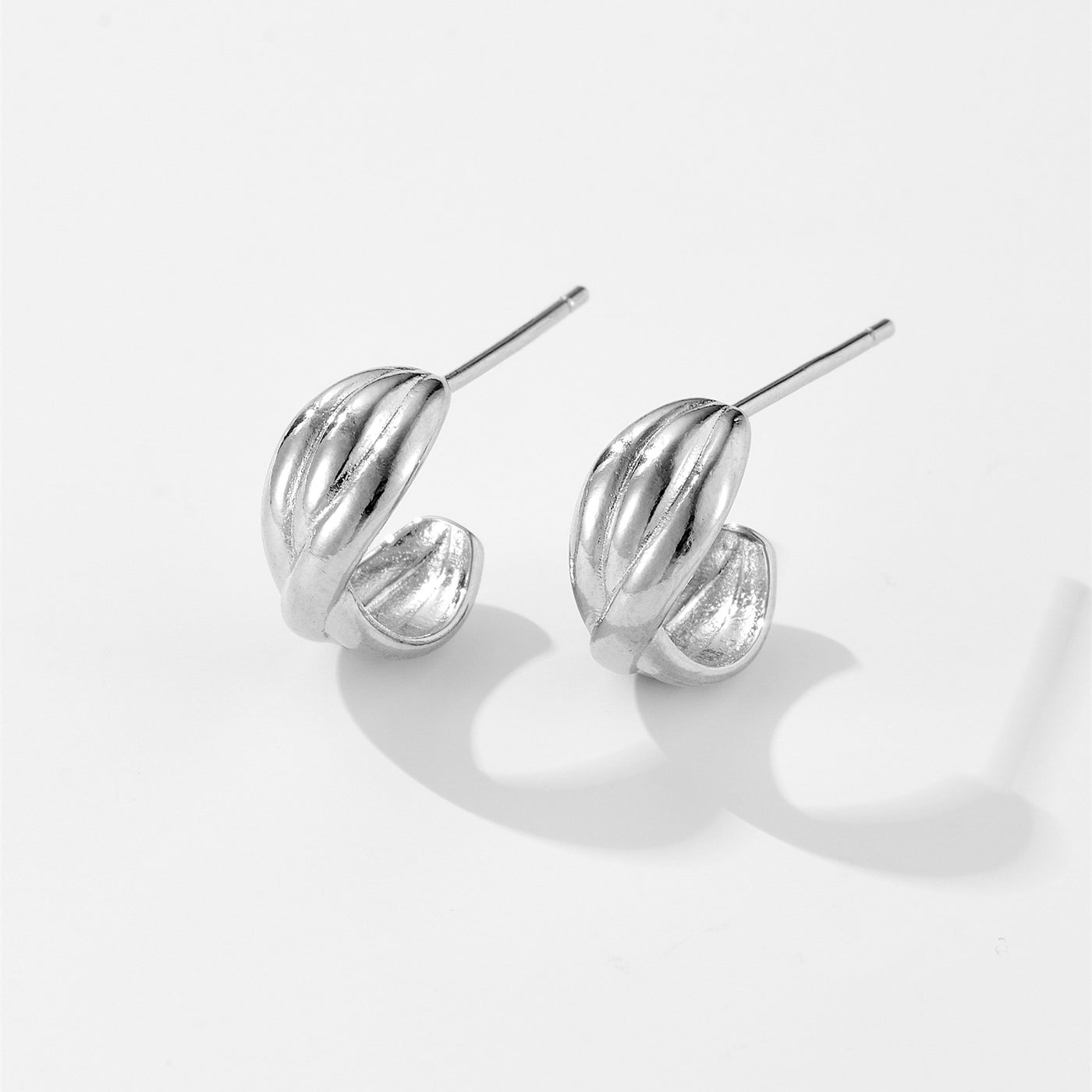 Korean Style Niche Design Earrings C- Ring Irregular