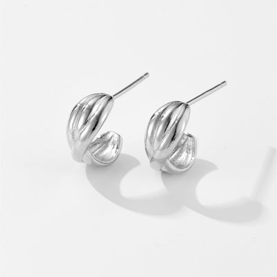 Korean Style Niche Design Earrings C- Ring Irregular