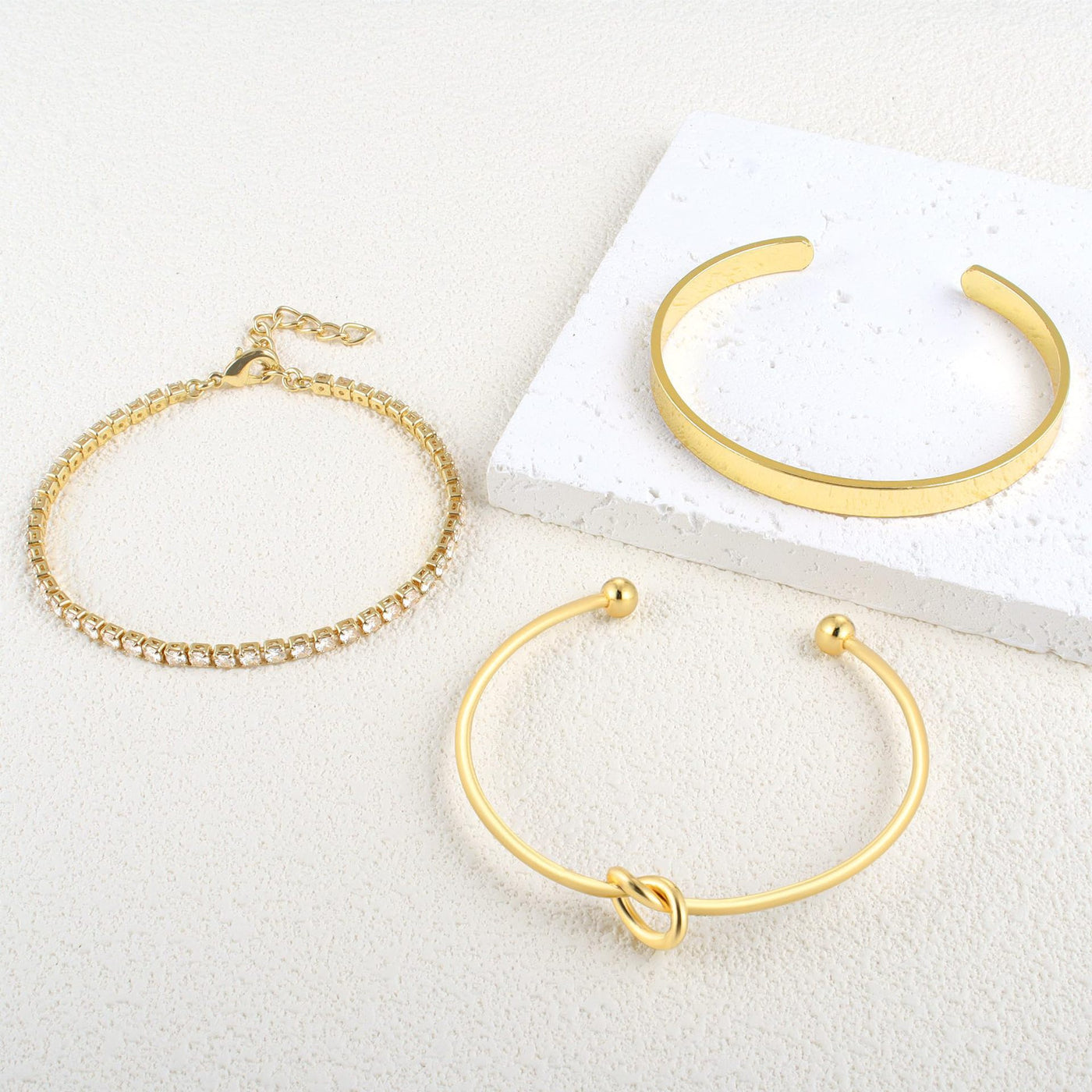 Stainless Steel Heart Knot Bracelet