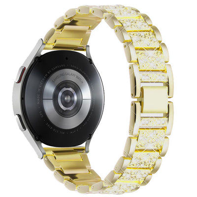 Watch Three Beads Solid Diamond Chain Strap Wristband