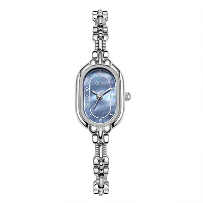 Retro Oval Niche High-grade Fritillary Bracelet Quartz Watch