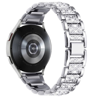 Watch Three Beads Solid Diamond Chain Strap Wristband