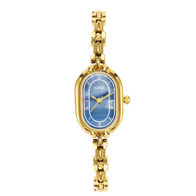 Retro Oval Niche High-grade Fritillary Bracelet Quartz Watch