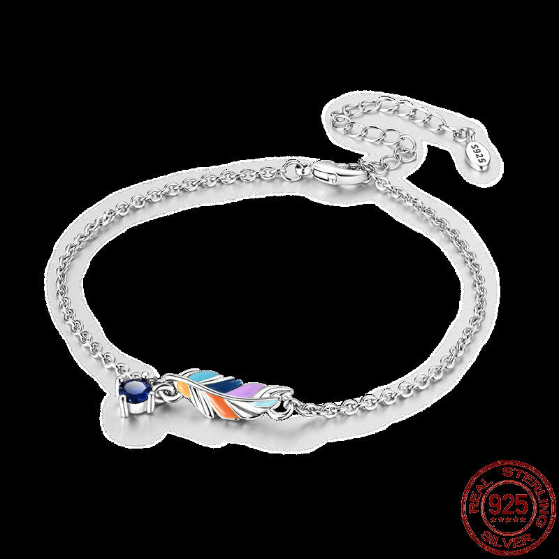 Original 925 Sterling Silver Infinity Hand Of Fatima Bracele