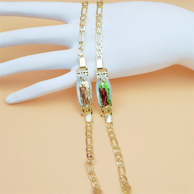 Two-color Bracelet Religious Priest St Jude Niche