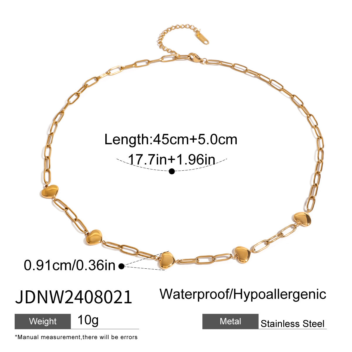 Cross Titanium Steel Necklace Does Not Fade
